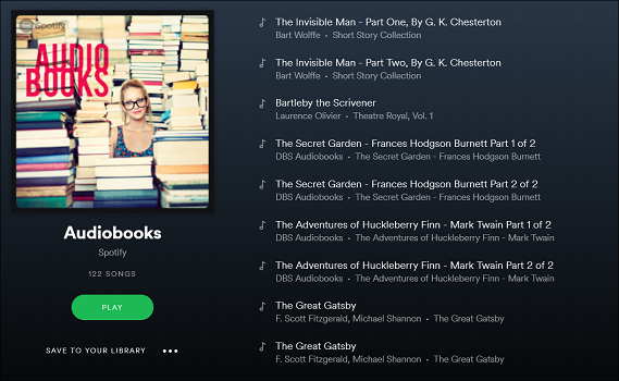 Audiobooks For Free On Spotify
